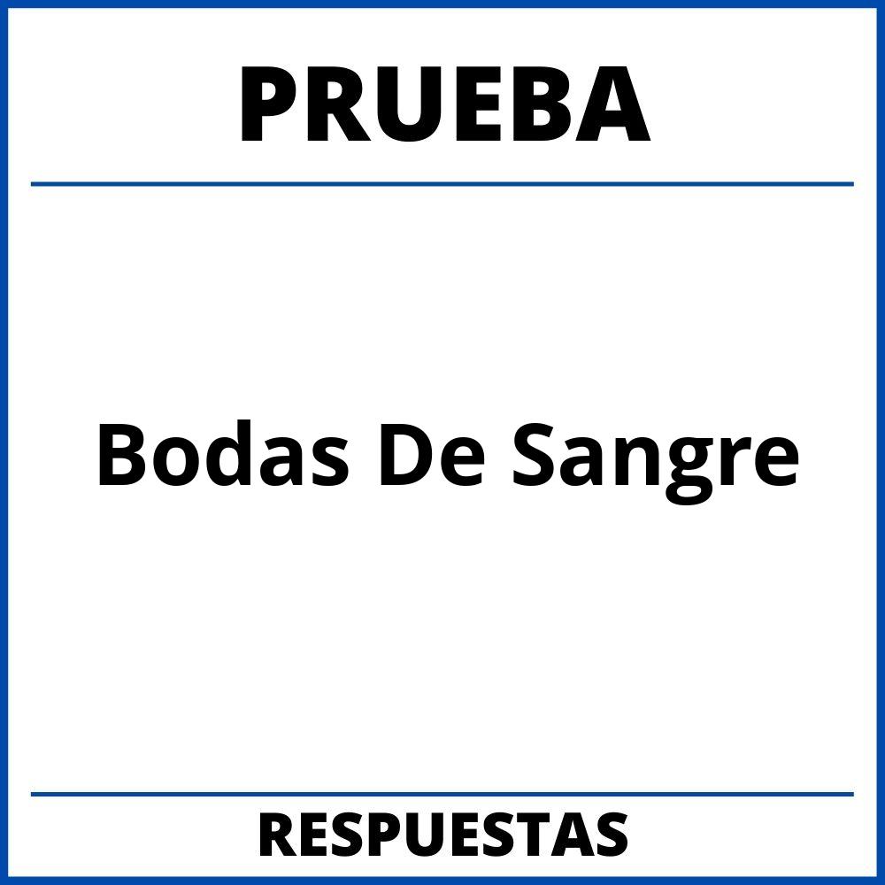 Prueba De Bodas De Sangre