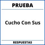 Prueba Del Libro Cucho Con Sus Respuestas