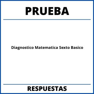 Prueba De Diagnostico Matematica Octavo Basico 2024