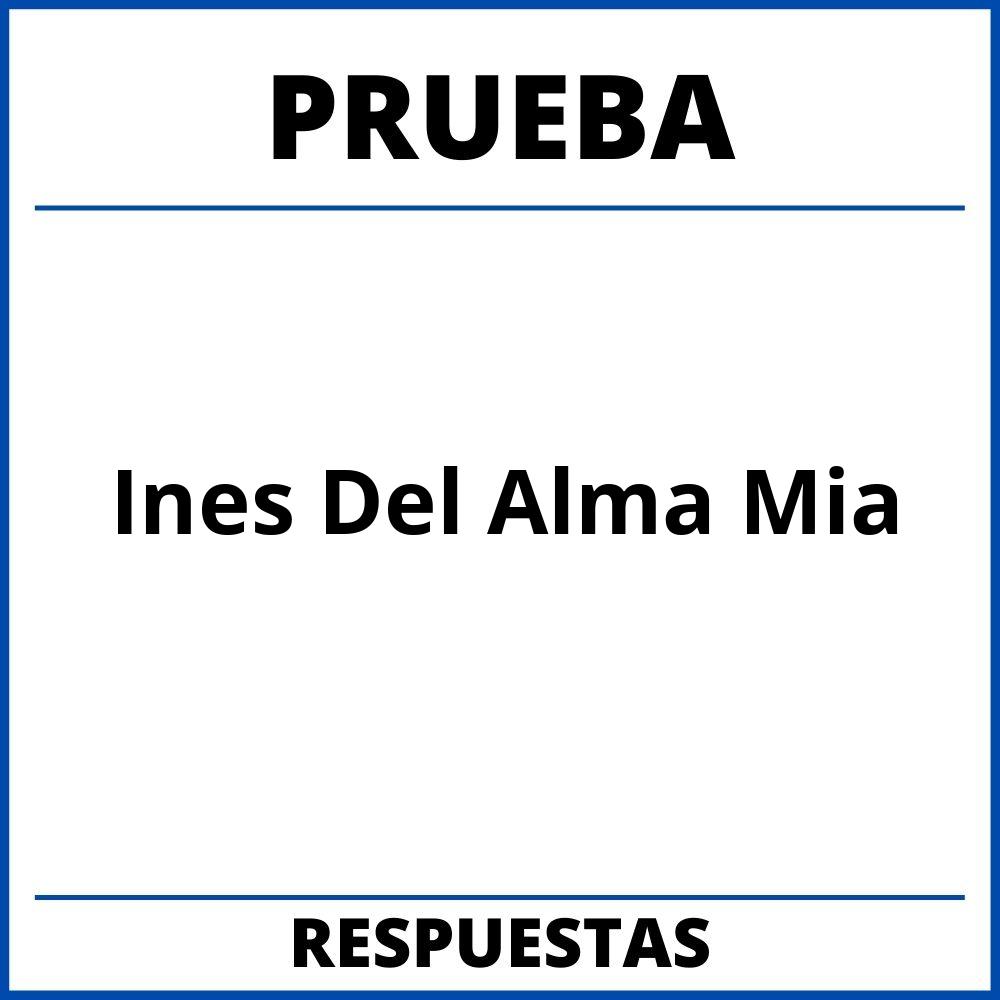 Prueba Del Libro Ines Del Alma Mia