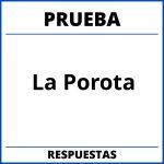 Prueba La Porota Con Respuestas