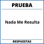 Prueba Libro Nada Me Resulta