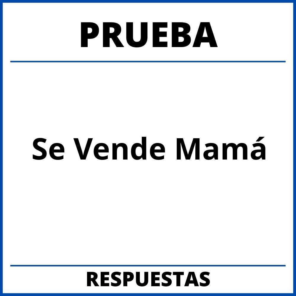 Prueba Del Libro Se Vende Mamá