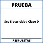 Prueba Sec Electricidad Clase D Pdf